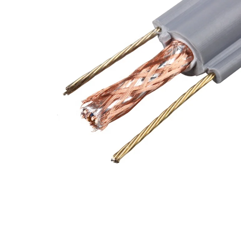 high quality TVV or TVVB shield elevator cable PVC flexible cable cat6 round or flat lift cable