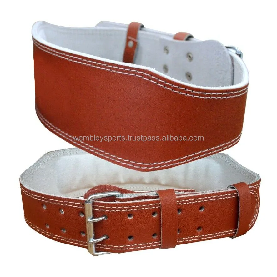 Bodybuilding Heavy Leather belts Weightlifting Training Body-Building Belt Gym Power Strength Lift Leather Weight Lifting Belt