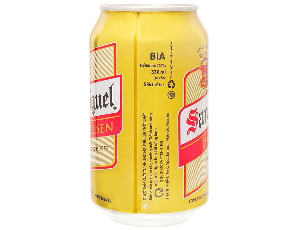 Hot_ Seller San Miguel Original Beer 330ml/Cheap Beer/Wholesale Alcoholic Beverages From Vietnam