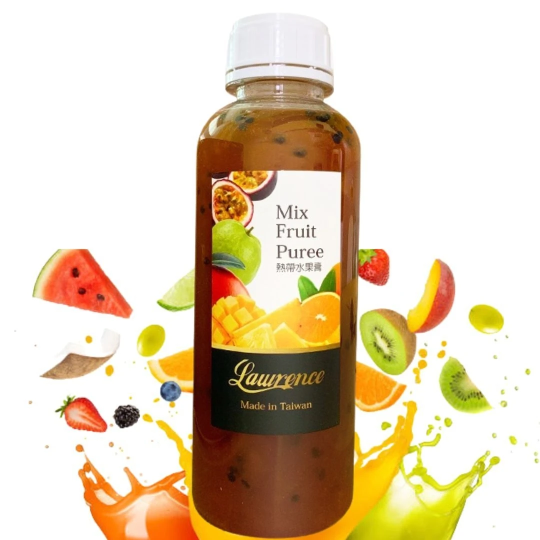 LMC Taiwan Supplier Lawrence Mix Fruit Flavor Puree for Beverage Preparation and Decoration