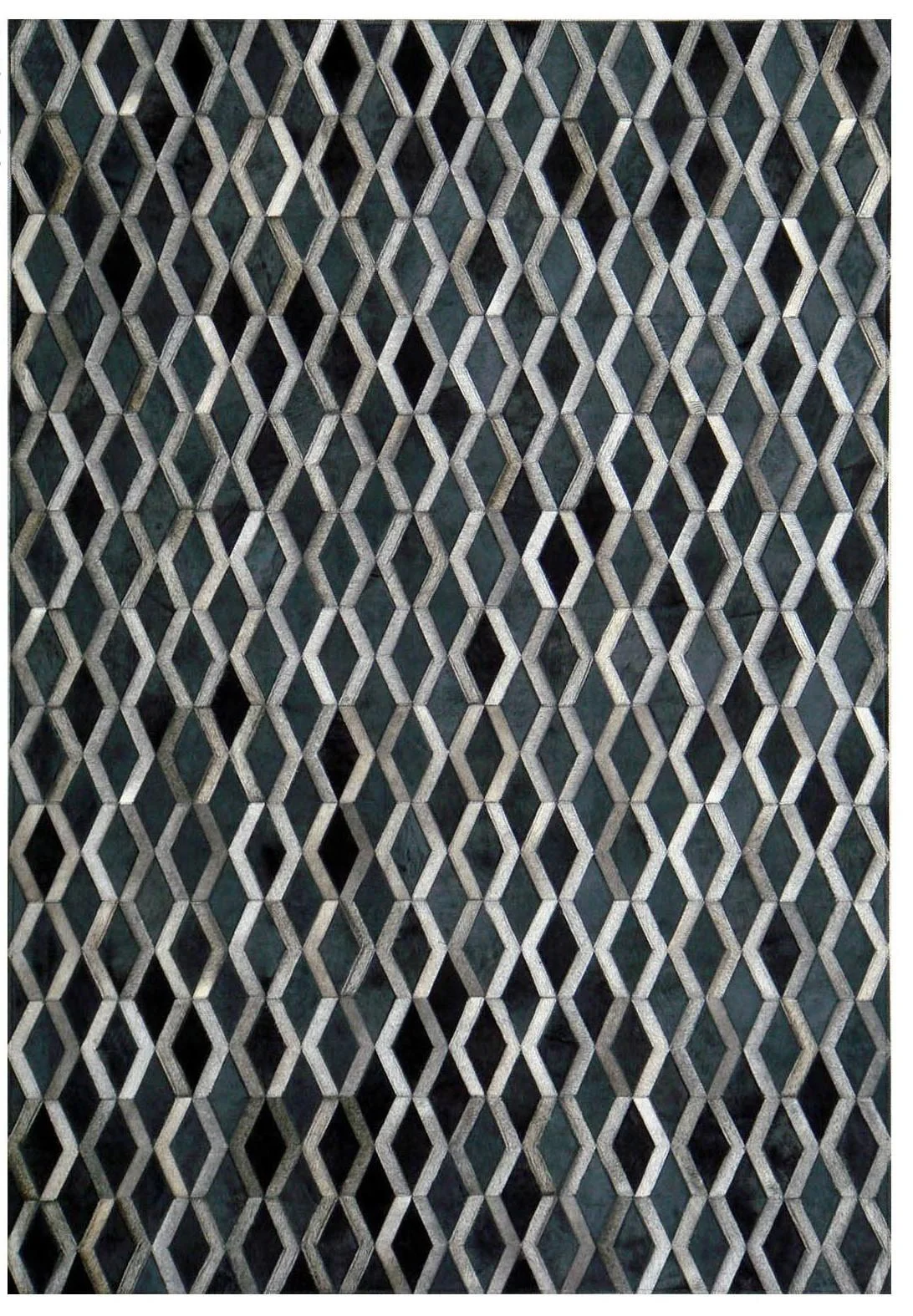 Modern Design Carpet For Floor Decoration Woven Leather Rugs Original Art Work Leather Rug Manufacturer