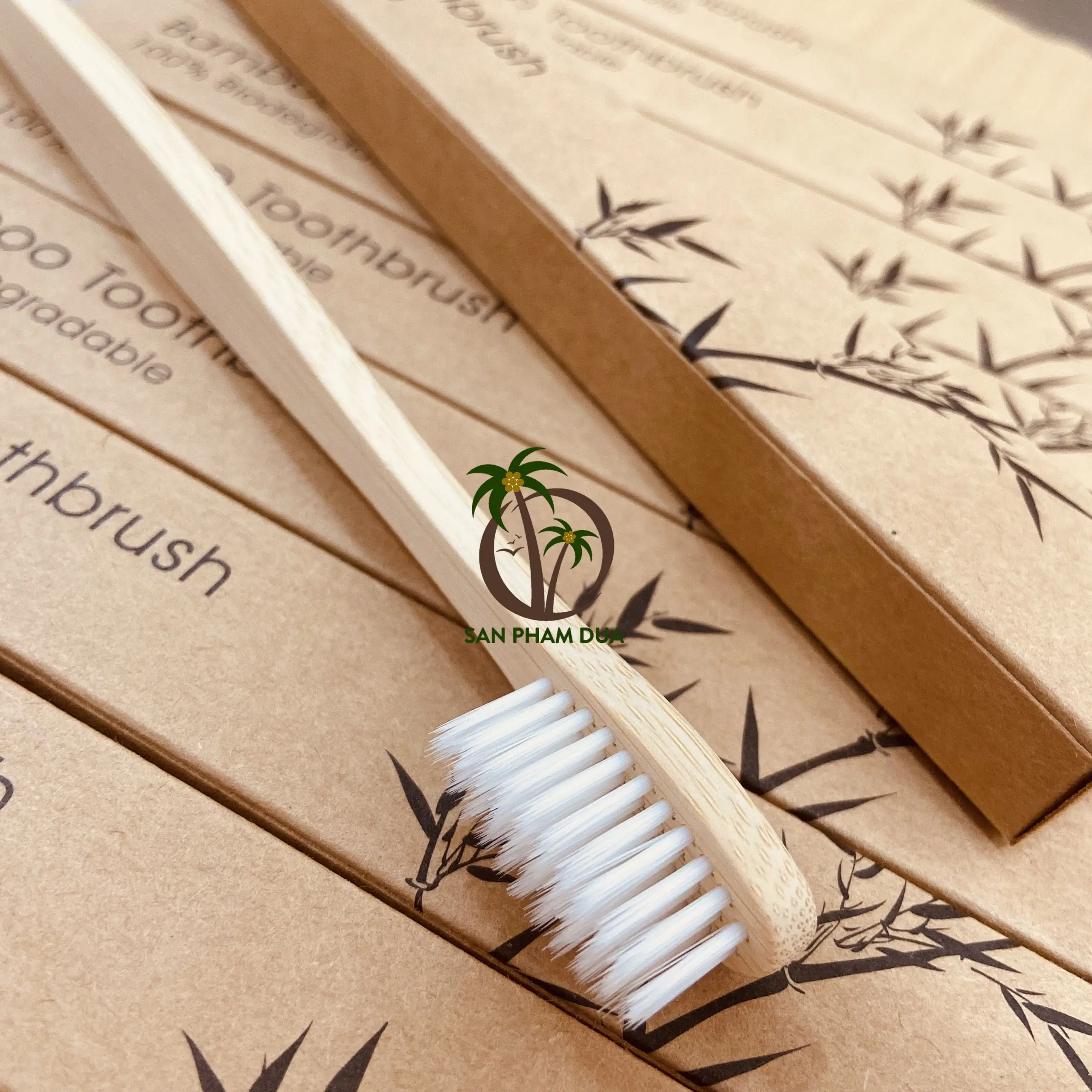 BAMBOO TOOTH BRUSH NATURAL ECO FRIENDLY BAMBOO WOODEN TOOTH BRUSH FROM VIETNAM WHOLESALE TOOTHBRUSH FOR TRAVELLING