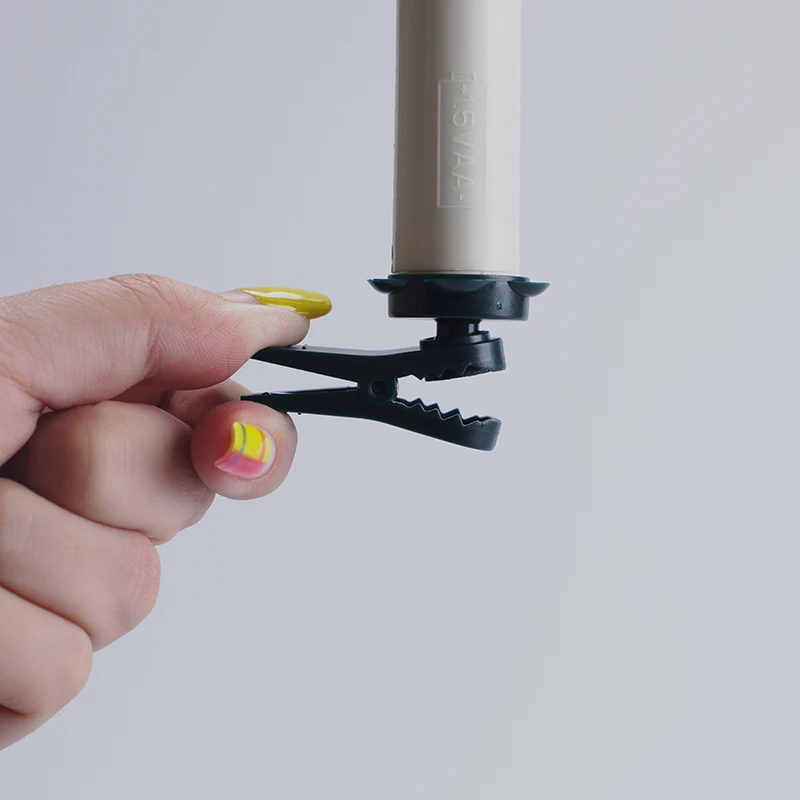 Hot Selling 2023 Creative Decoration Christmas Set of 10 Xmas Tree Taper LED Candle with Timer and Clips