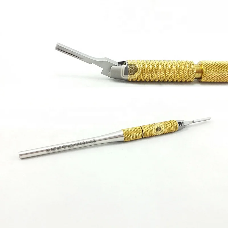 Private Label Dental Surgical Scalpel Handle Adjustable Round Scalpel Handle CE PK 5 Years Dental Surgical Instruments