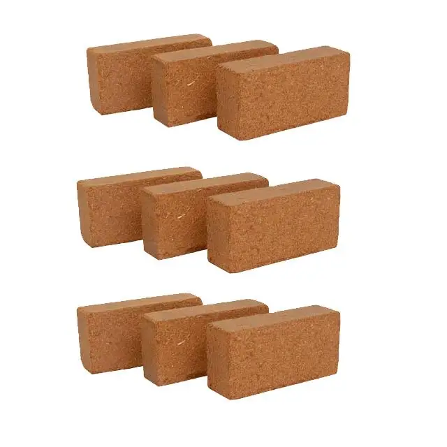 Nature Compressed Growing Medium Cocopeat for Plants Premium Coco Coir Brick Wholesale Coco Peat Plant Growing Hydroponic