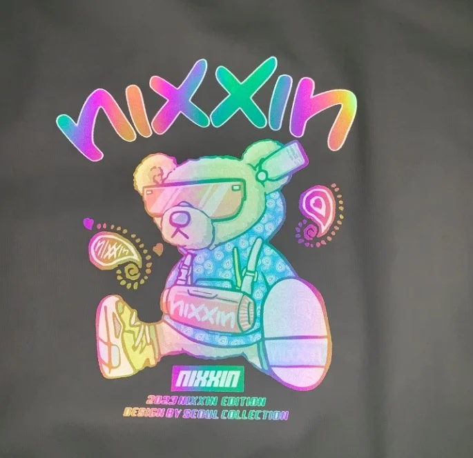 Instant hot peel reflective  Colorful DTF  Transparency  transfer print PET  Heat Transfer  for white toner Printer DTF 2 U film