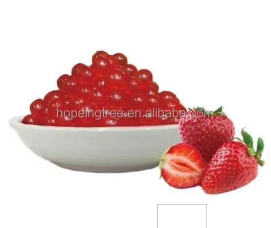 Strawberry Fruit popping boba from Taiwan 3.2kg Tapioca Boba