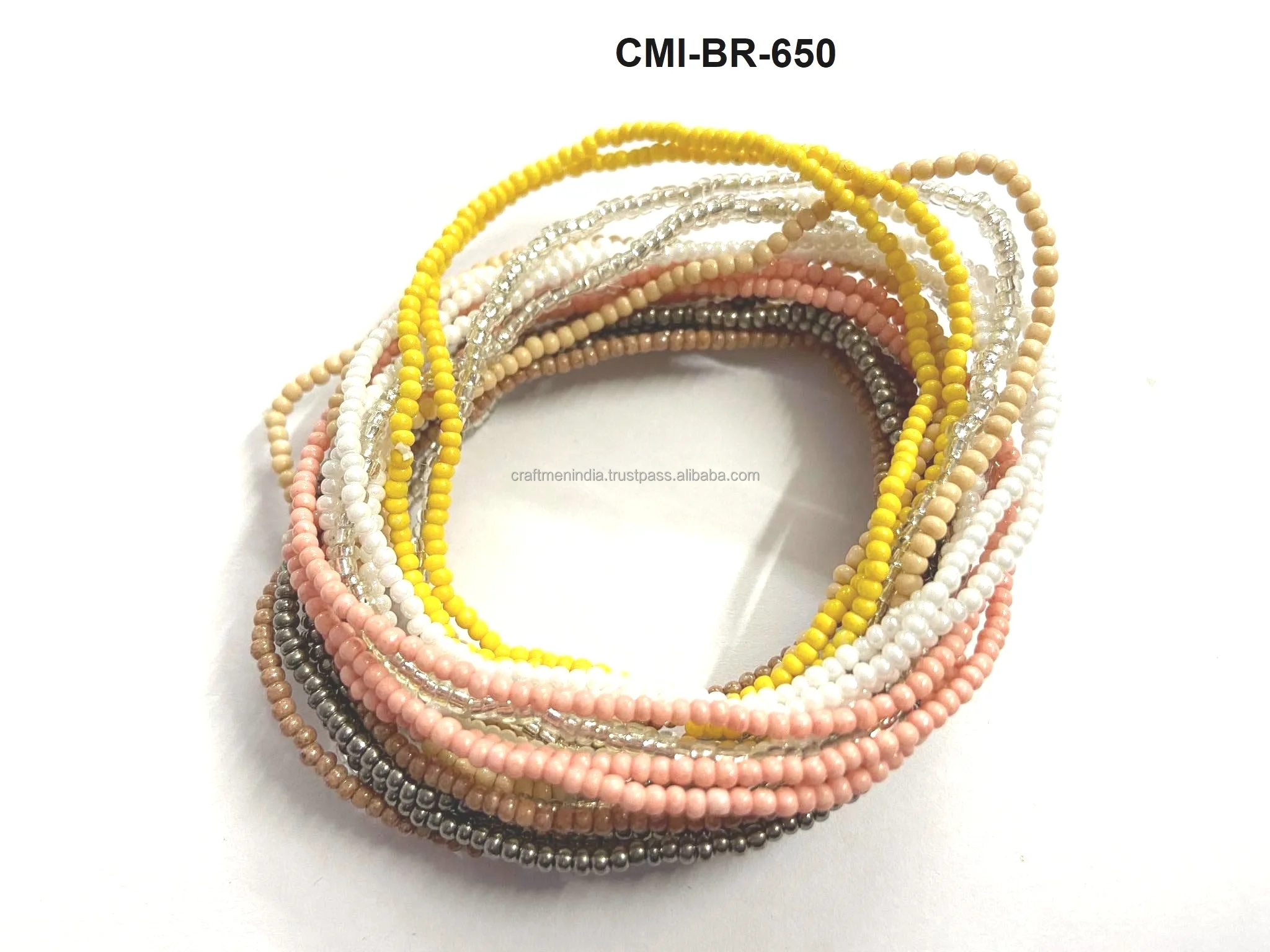 Новейшие разноцветные Серьги-Подвески ручной работы из бисера