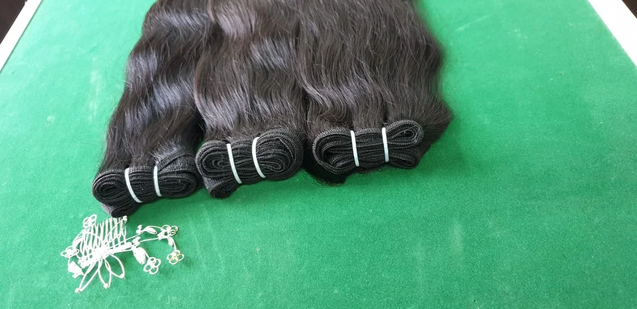 Raw hair Temple Indian Straight Cuticle Hair Weave Bundles , Brazilian Virgin Long 40 Inch Indian Human Hair