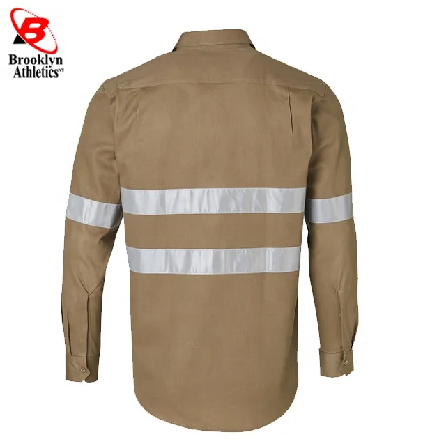 Construction hi vis work wear shirts for mens and women best quality
