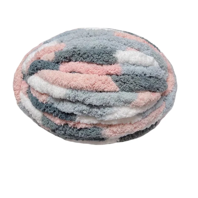 best chunky luxury genuine cotton nylon hollow tube core yarn 50g nylon Crochet core spun yarn for knitting bags blanket