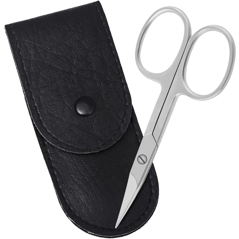 Индивидуальные цвета, профессиональные безопасные ножницы для ногтей из нержавеющей стали с изогнутой прямой кутикулой, инструмент для красоты