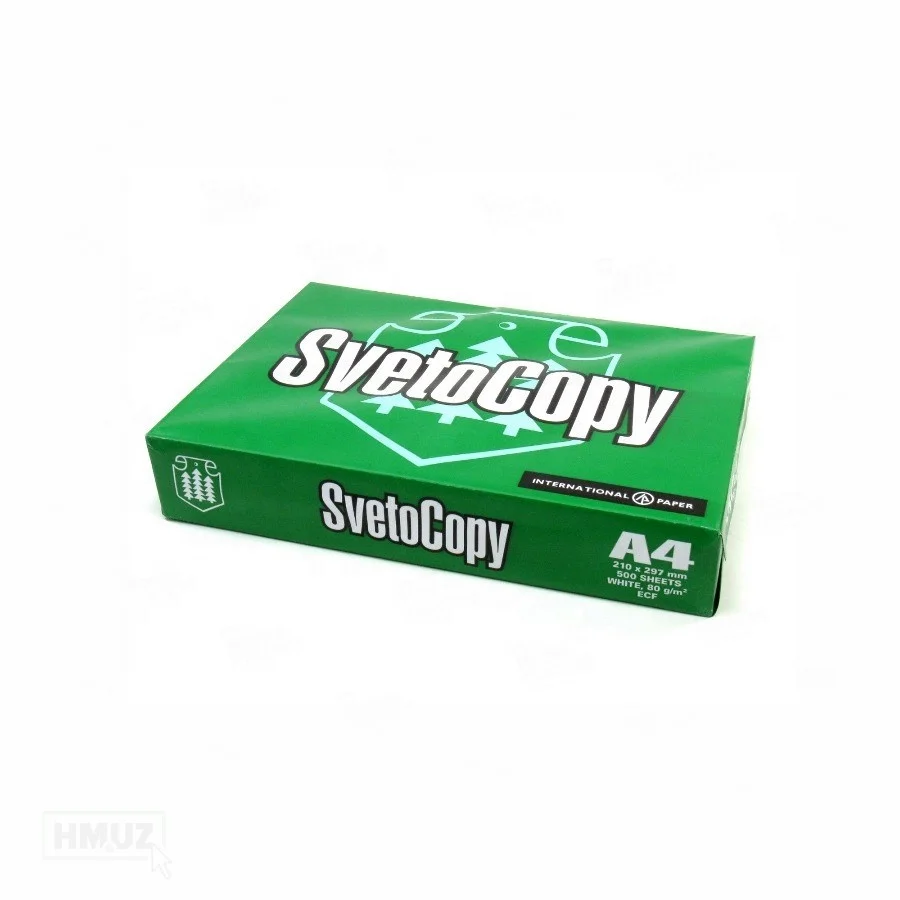 100% Pulp 80gsm SvetoCopy A4 Paper/A4 Copy Paper/80gsm,75gsm,70gsm