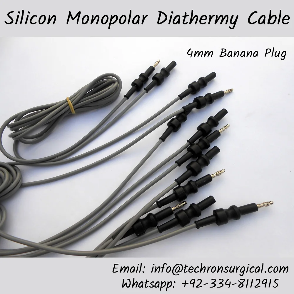 Монополярный кремниевый Diathermy/эндоскопический кабель фабричное производство