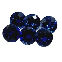 Lab Made Gemstone Blue Sapphire facet cut cushion shape checkerboard cut All Shapes And Sizes Cut On Custom Orders In Wholesale