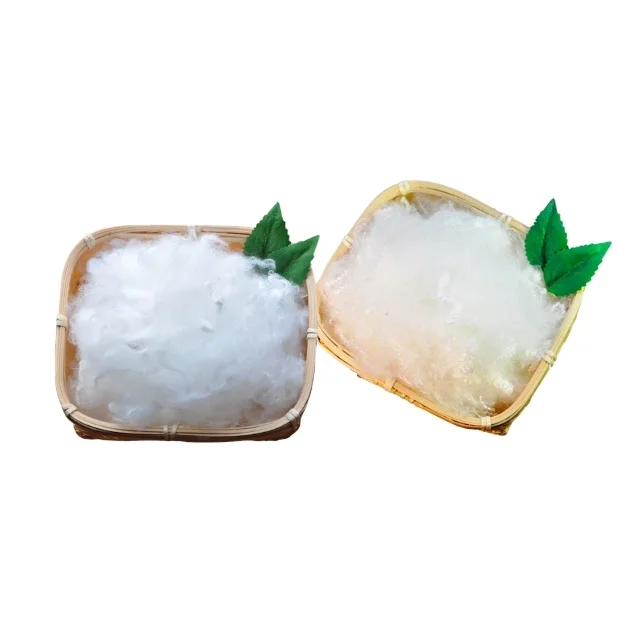 Продано белое Полиэфирное штапельное волокно 1.2D/3D/5D Белое и черное