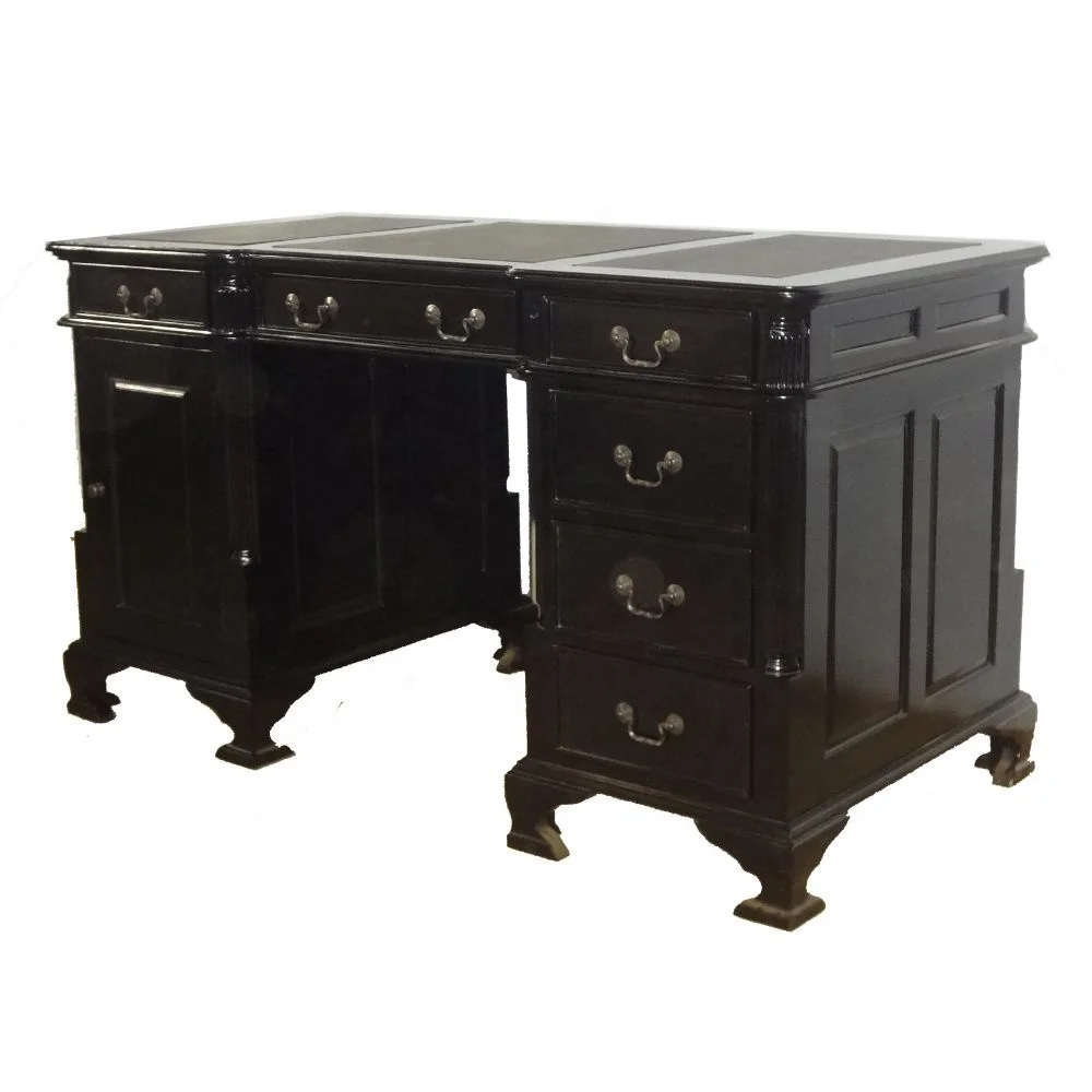 French Style Partner Desk President Desk Wooden Executive Desk Designed to Furnished European Style Office Furniture