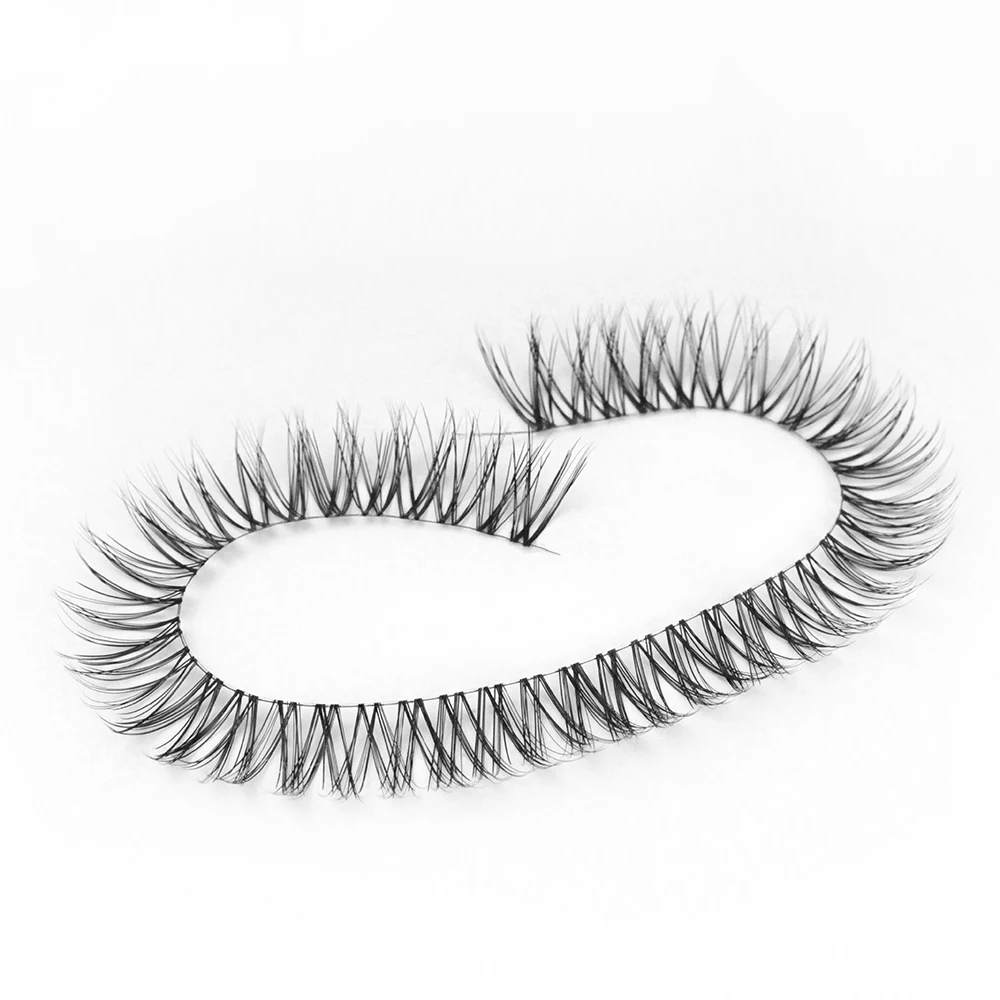 Hot Selling Private Label Wholesale Segmented Eyelashes Individual Silk Lash DIY Lashes Free Sample bond set