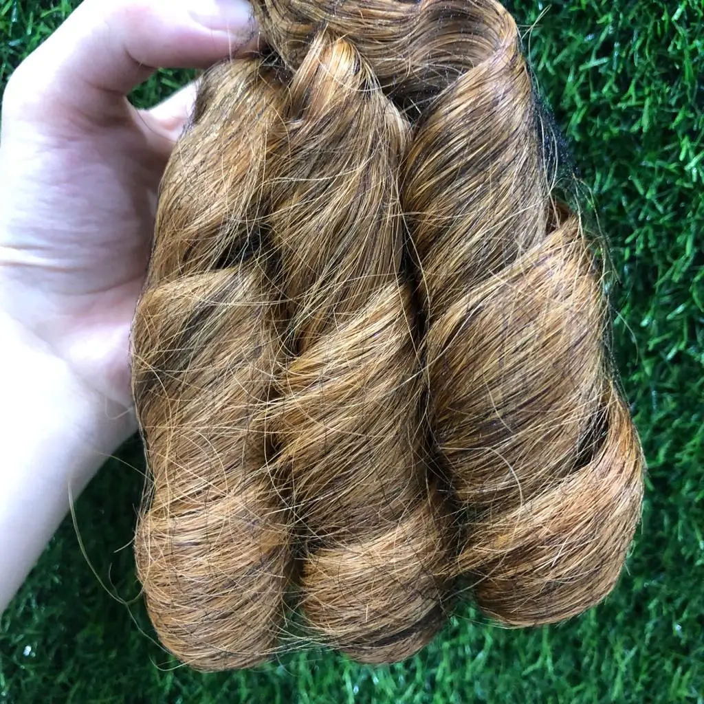 Best Price 100% Real Image Real Unprocessed Human Hair Fumi Curly Bulk Hair Can Customize All Color All Style For Black Women