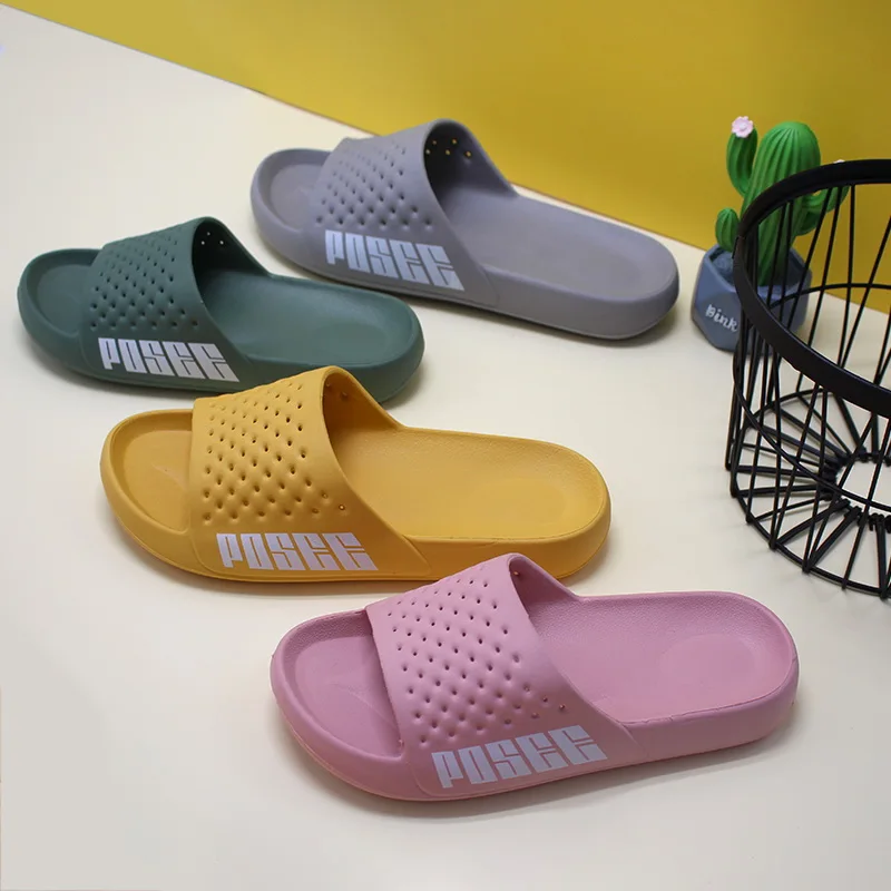 Custom Wholesale Lightweight Slipper with High Quality Rubber Sole Sheet Slide Sandal