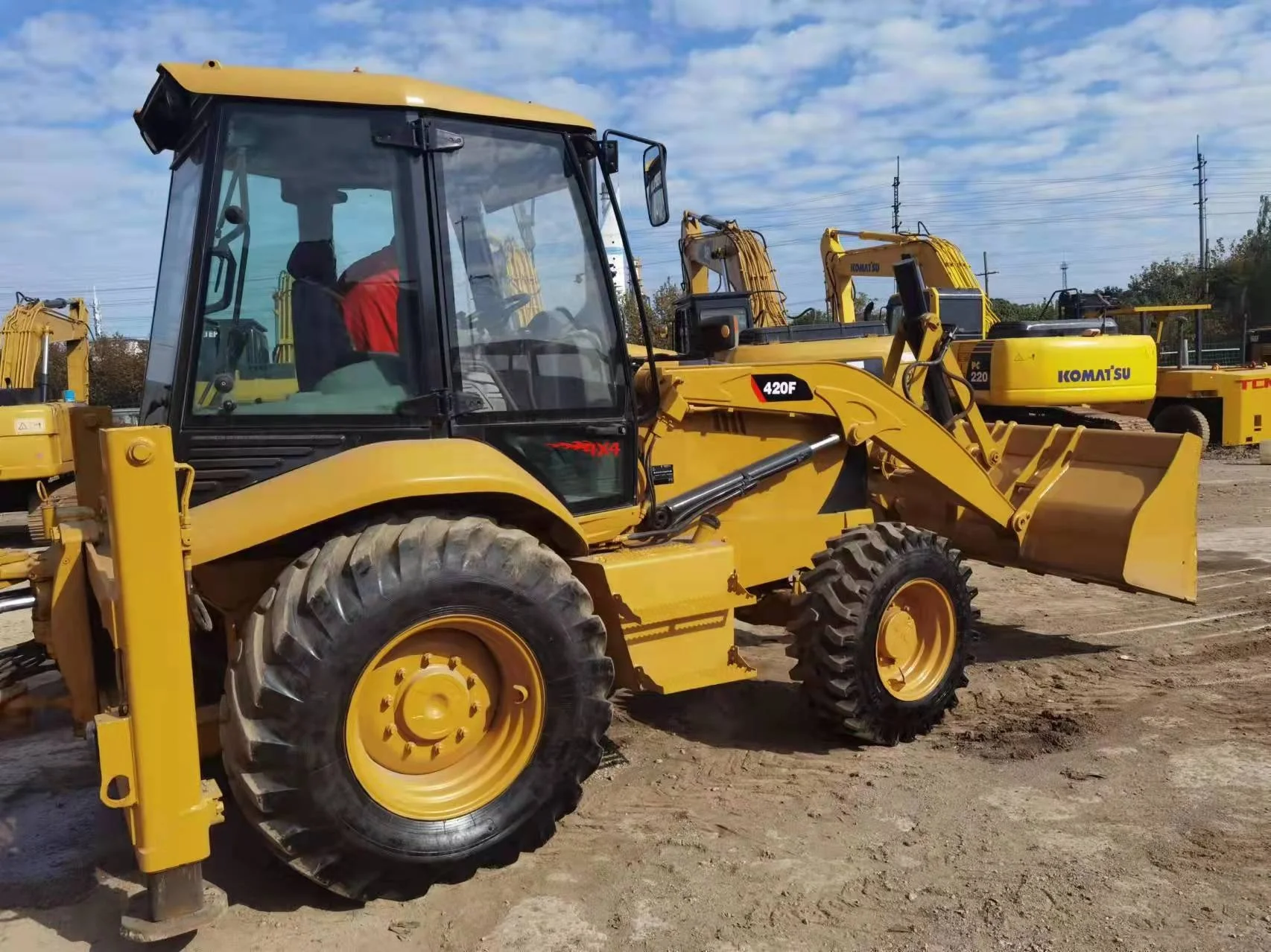 High quality Import used CAT Backhoe loader CAT420f CAT430F CAT416E CAT432D CAT428D  in shanghai