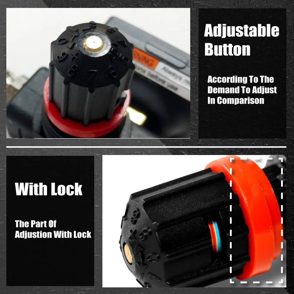 Taiwan Lematec 1/4 Inch Digital Air Regulator for Paint Spray Guns