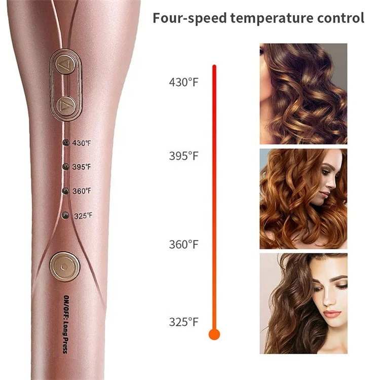 ODM Factory  Hair Curler For Women Automatic Rotation Hair Rollers Negative Ion Curling Iron Wave Magic Styling