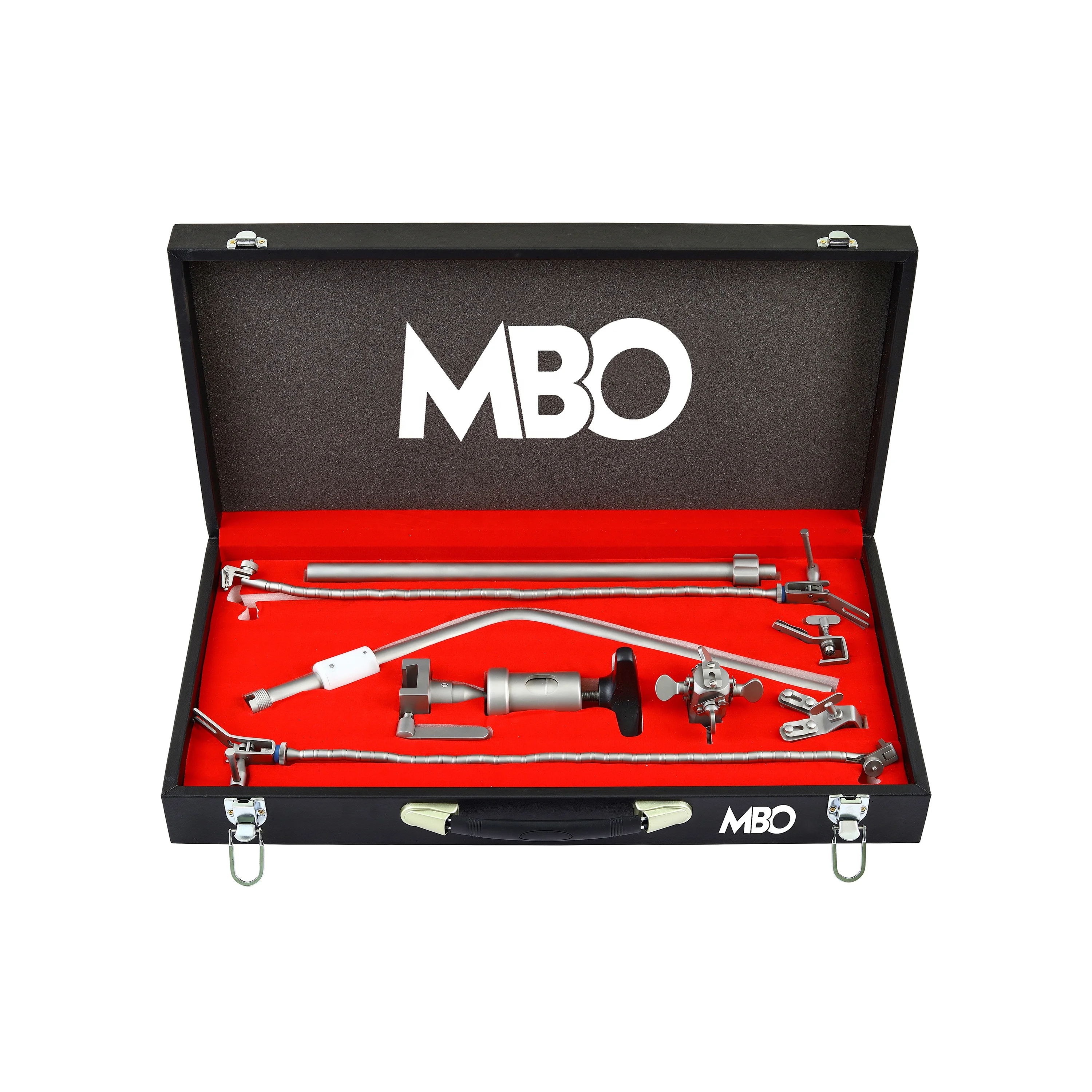 LEYLA RETRACTOR SET BRAIN RETRACTOR NEUROSURGERY FLEXIBLE ARMS | COMPLETE SET |WITH CARRY BOX