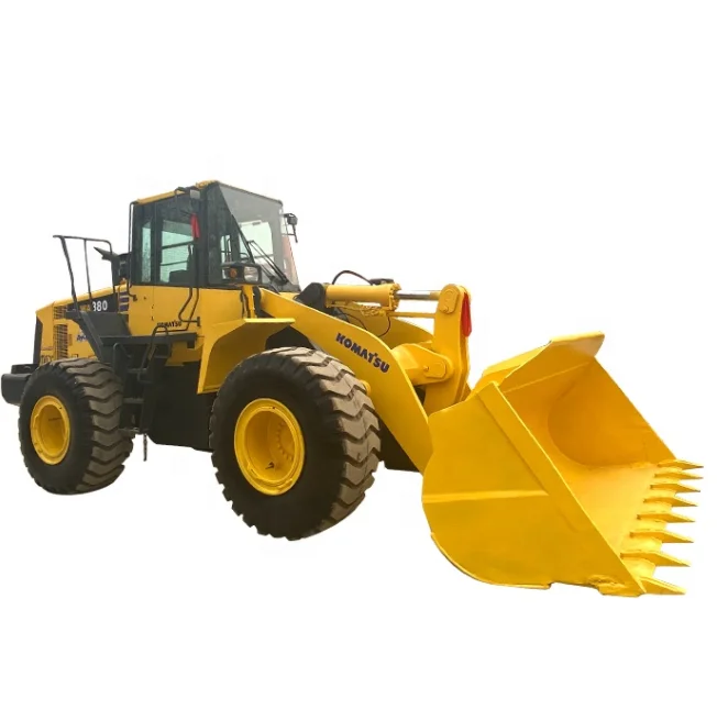 Used 5 ton Komatsu wa380-6 Wheel Loader Second Hand 3m3 wa320 wa380 wa470 hydraulic Loaders