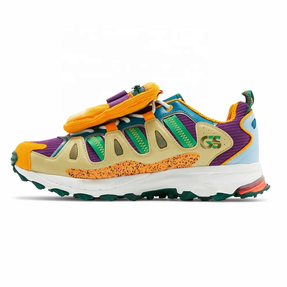 2022 New Design Custom Multi Colors Pattern Sublimation Rubber Gripper Souls Leather Upper Training Jogging Sports Shoes