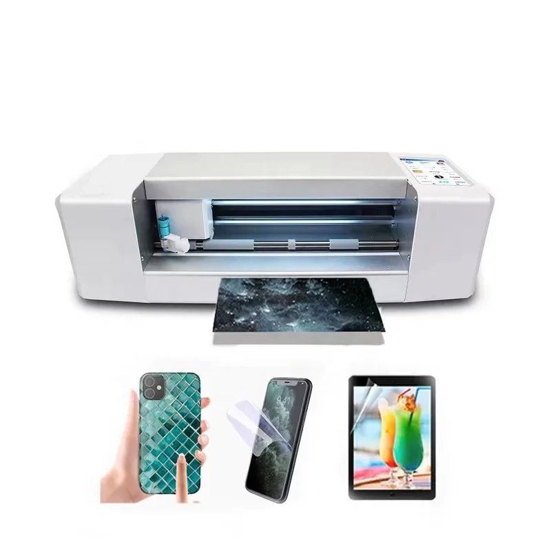 HanShang Mobile Phone Front Back Cover Film Pattern Design Screen Protector Making Machine Cut Plotter Mobile Skin