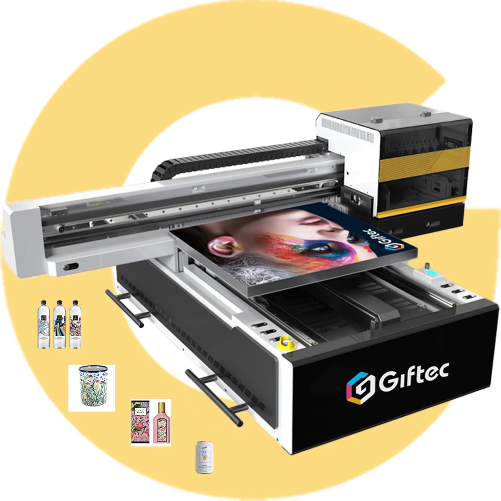 Giftec 2024 новый продукт ldea Sceramics плитка цифровой принтер с отрицательным давлением УФ для акриловой плитки