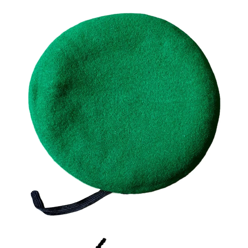 Custom 100% Wool Military Beret Cap Men Purple/Red/Blue/Olive Green Army Tactical Berets Hat