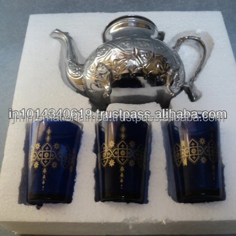 Марокканский чайник с марокканскими стеклами