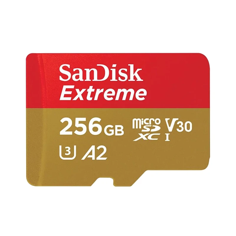 Оригинальная карта памяти San Disk A2 Extreme 256gb 128GB U3 64GB Micro memory sd до 190 mb/s V30 для sandisk flash TF card 4K HD