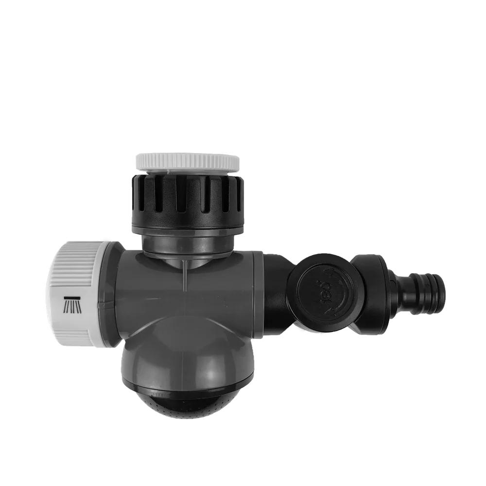 3-Function Quick Connector Faucet Tap Garden Outdoor 180 Swivel Hose Plastic Individual Control Avoid 180 Swivel Hose Connector