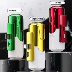 5000mah Mini Power Bank External Battery Portable Charger Backup Capsule Mini Power Bank for Iphone Android