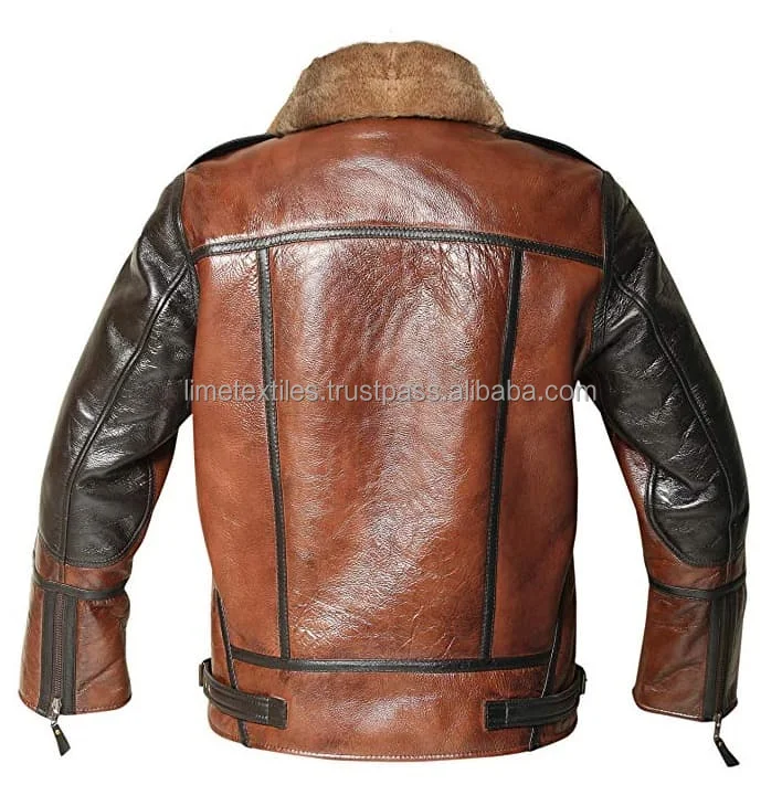 New Fashion Design Vintage brushed leather jacket cow hide leather jacket women jacket leather