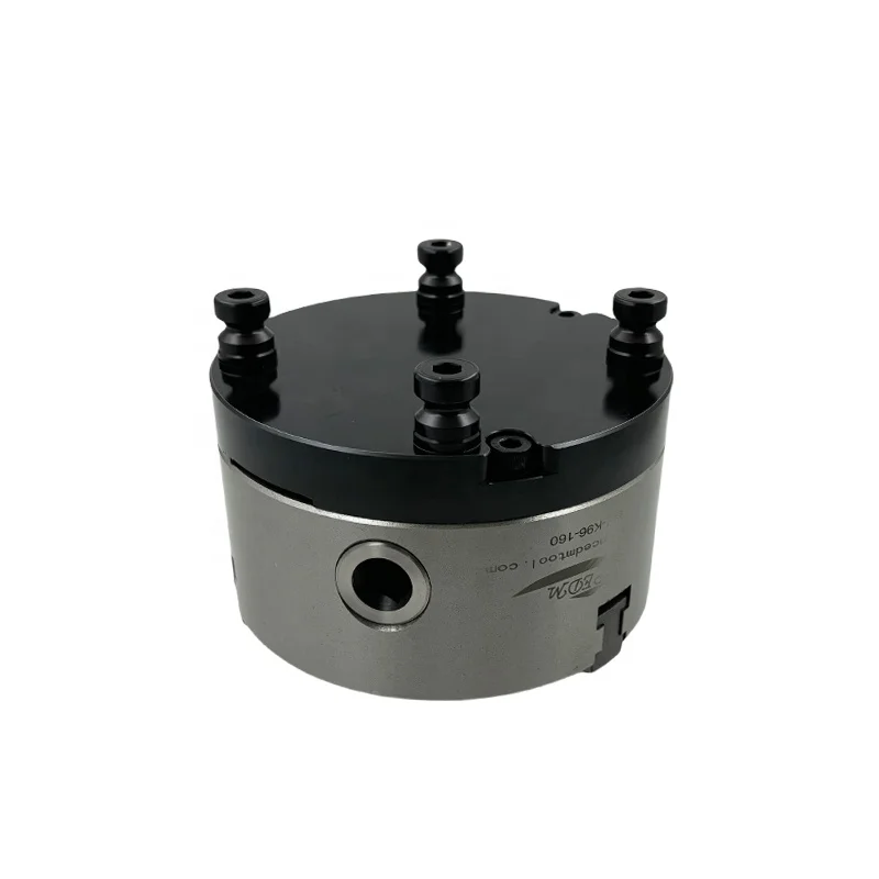 Precision Steel  Pitch 96mm Manual   3 Jaw Chuck for Cnc Processing HE-K96-160