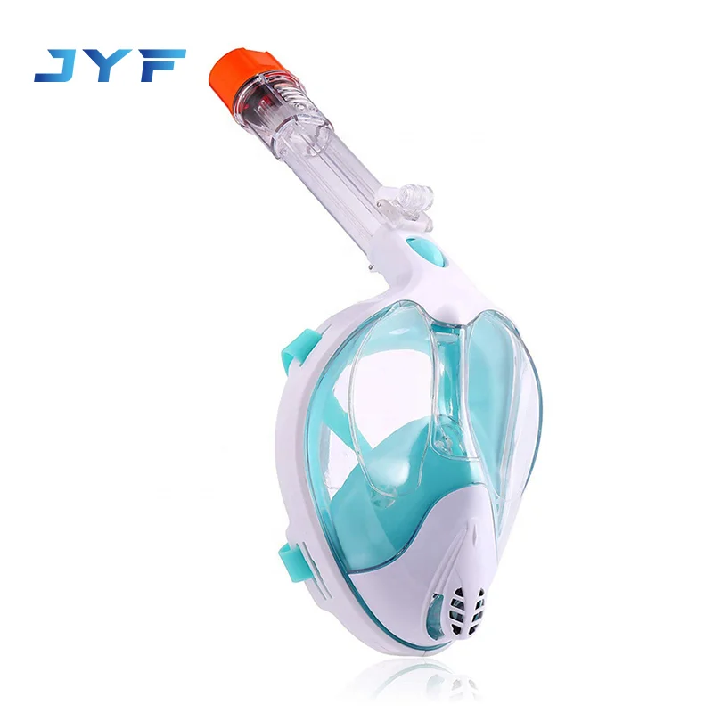 Most Popular Wide-angle Field of View Full Face Diving Mask Snorkeling Kit JYF Brand