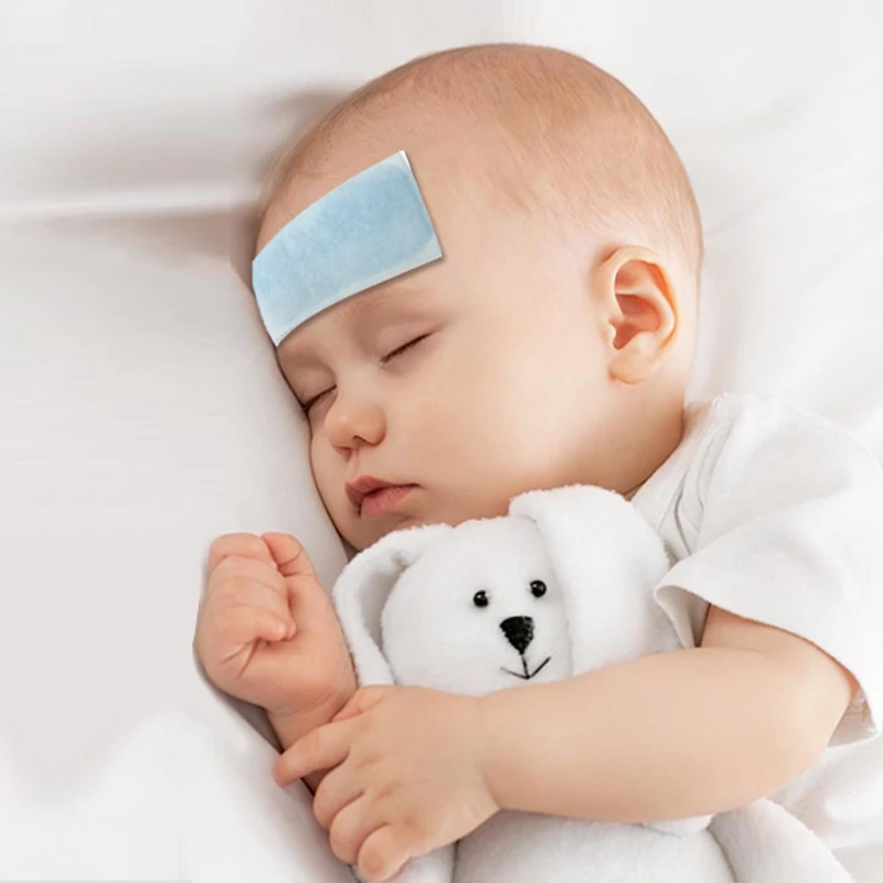 2024 New Products Customization Baby And Adult Health Care Hydrogel Antipyretic Cooling Patch Ice Gel Cooling Patch