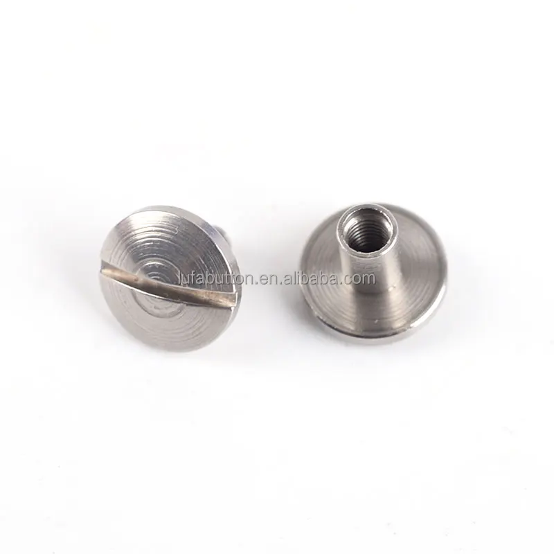 Manufacturer Stainless Steel ScrewBack Rivet Stud Screw Nail  Leather Belt for Sewing 4-20MM