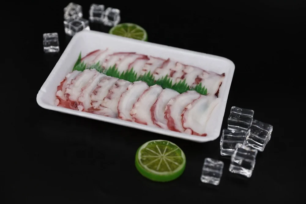 Вкусные замороженные нарезанные ломтики осьминога для суши по заводской цене Вьетнам готовые к отправке
