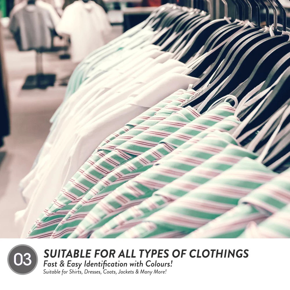 Elianware Customizable Multicolor PET Plastic Clothing Hanger Set Wire Fabric Injection Technique T-Shirts Scarf Organizing