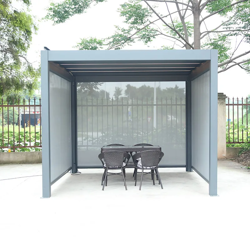 custom aluminum pergola  outdoor for leisure automatic aluminum arches, arbours, pergolas