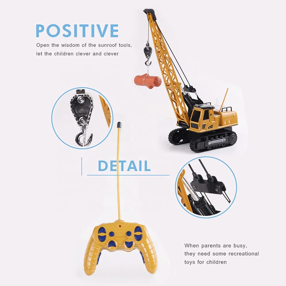 
Best selling 10 channel RC Construction Crawler Crane Truck Remote Control Toys Mobile Crane 