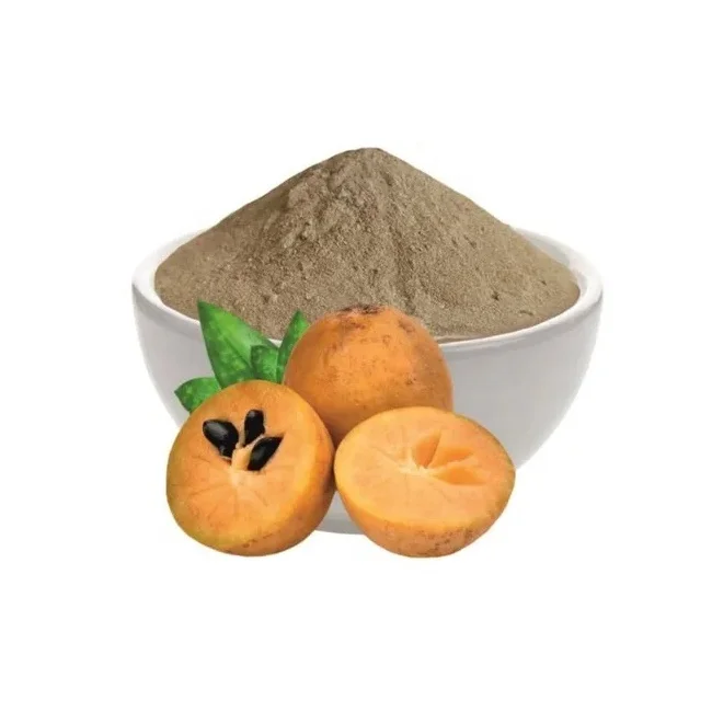 Natural vitamin A,E and C Rich Freeze Dried Chikoo powder Bulk supply Frozen Sapota/sapodilla Fruit powder for smoothies