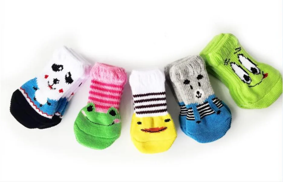 Factory Direct Price Pet Dog Socks Pet Knits Socks Paws Protective Socks