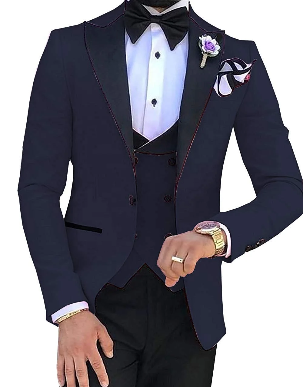 New Design 2021 Wedding Blazer Tuxedo Suits Set for Men Business Suits Accept OEM Button Fly Flat Front 5- 7 Days 1 Button 30