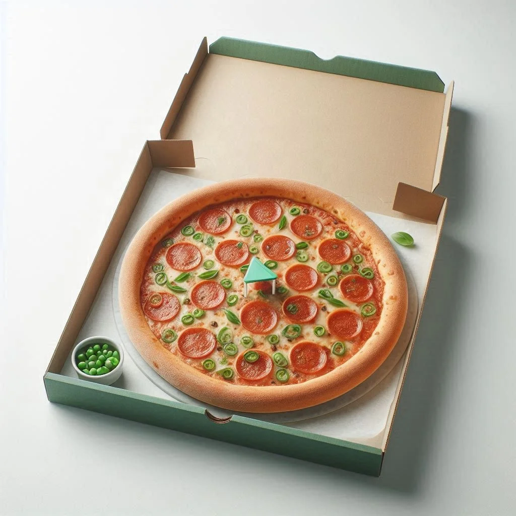Eco-Friendly Custom Pizza Box Durable Packaging for Hot and Fresh Pizzas Sustainable and Stylish